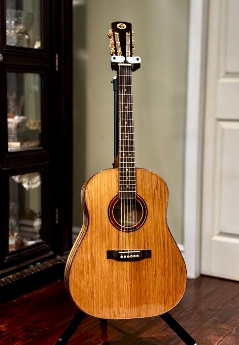 CanyonRoad Guitars, custom, luthier-built acoustic guitar.   Black Limba/Cedar
