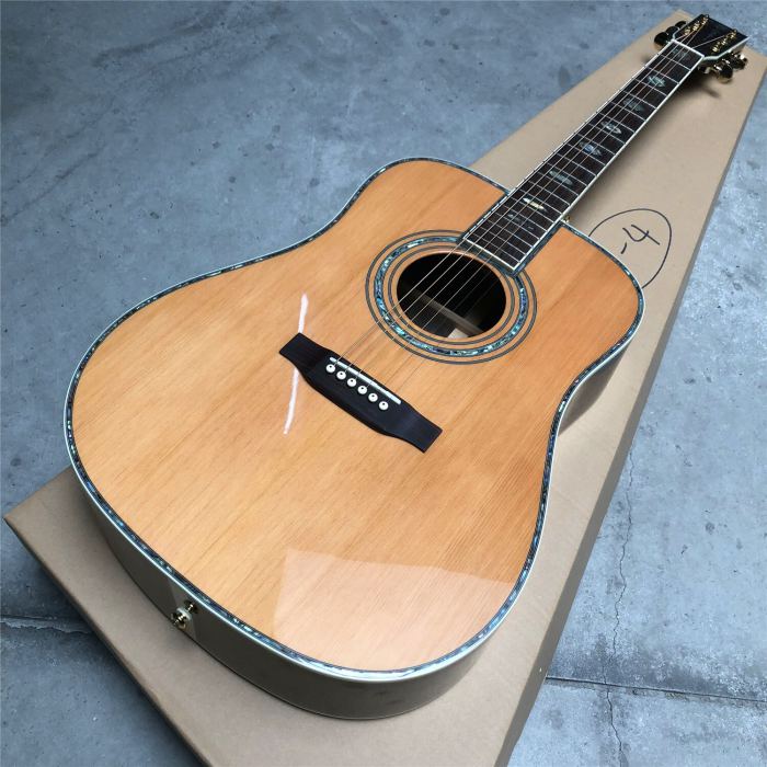 Top Quality 41" D Type Solid Cedar Acoustic Guitar Rosewood Body and Fingerboard