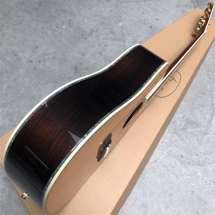 Top Quality 41" D Type Solid Cedar Acoustic Guitar Rosewood Body and Fingerboard