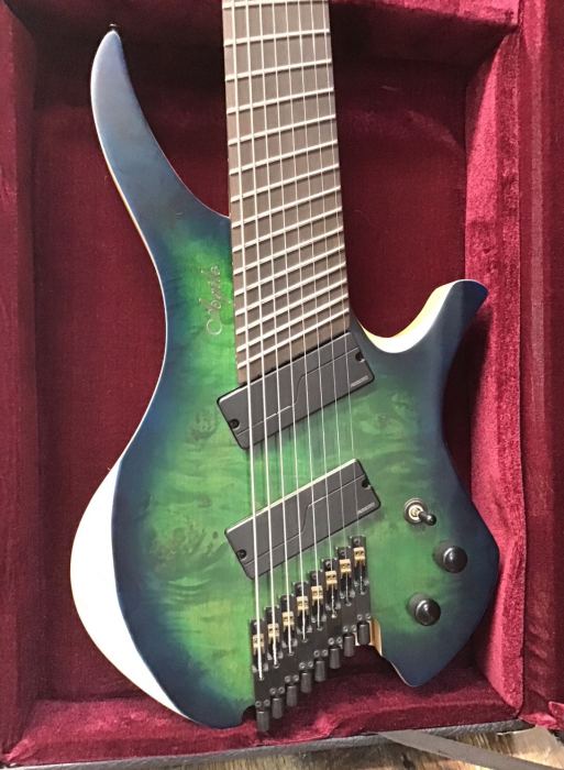 Agile Chiral Nirvana Guitar Multi Scale 8 String Fishman Pickups