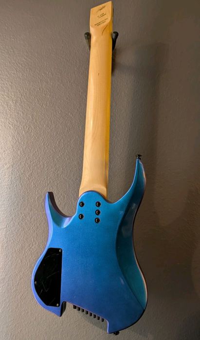 Legator G8FS Lunar Eclipse Headless 8 String Electric Guitar Ghost Multiscale