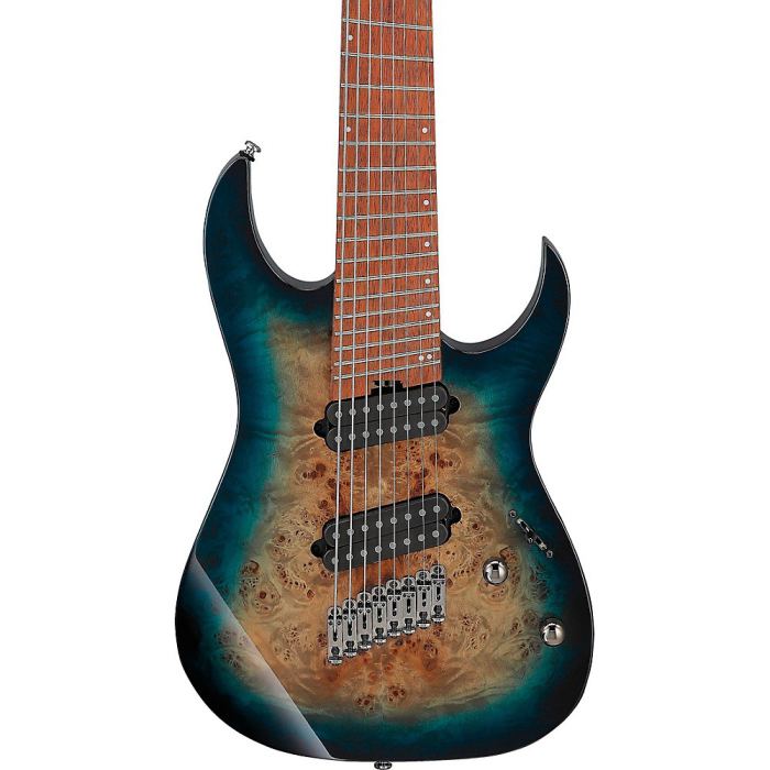 Ibanez RGMS8PB MultiScale 8String Electric Guitar Cosmic Blue Starburst
