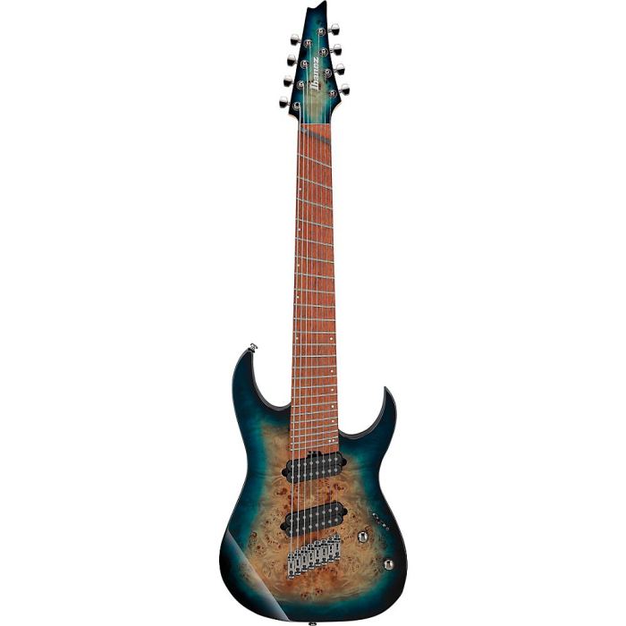 Ibanez RGMS8PB MultiScale 8String Electric Guitar Cosmic Blue Starburst