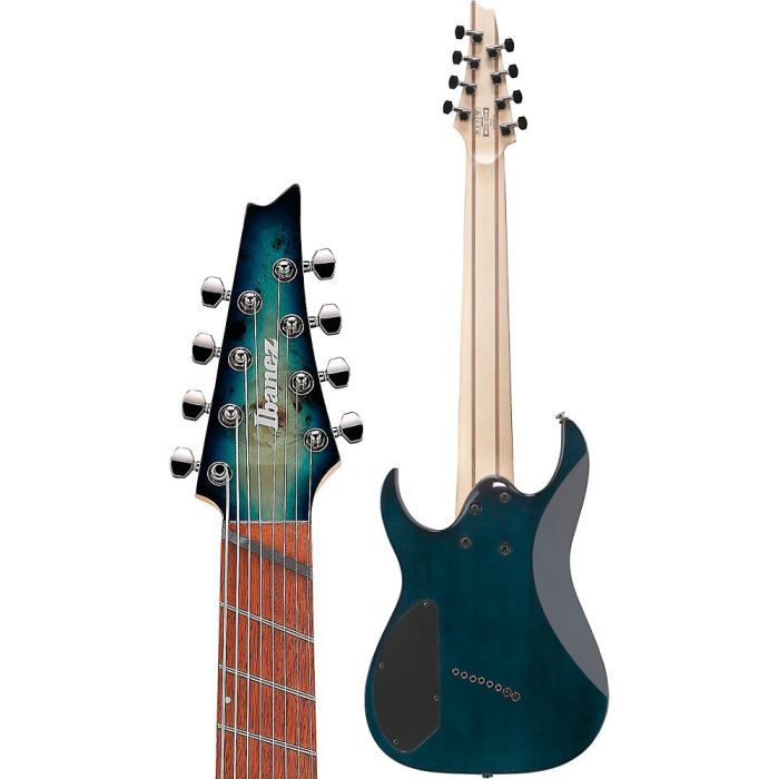 Ibanez RGMS8PB MultiScale 8String Electric Guitar Cosmic Blue Starburst