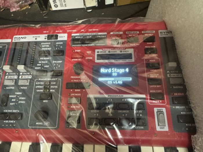 Nord Stage 4 88 key Keyboard Weighted Hammer Piano/Synth/w/Pedal   ARMENS