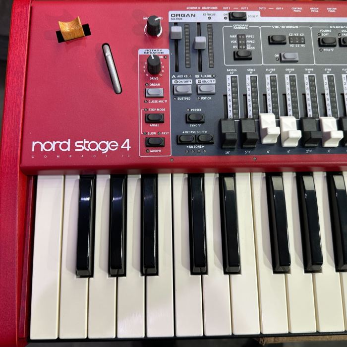 Nord Stage 4 Keyboard Compact 73-Key Fully-Weighte MIDI Control Piano Organ Synt