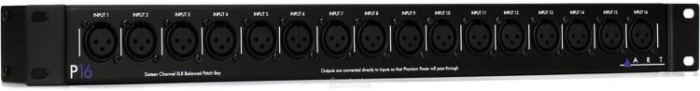 ART P16 16-channel XLR Balanced Patchbay