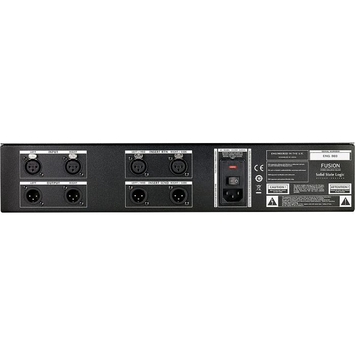 Solid State Logic Fusion Analog 2U Stereo Outboard Processor LN