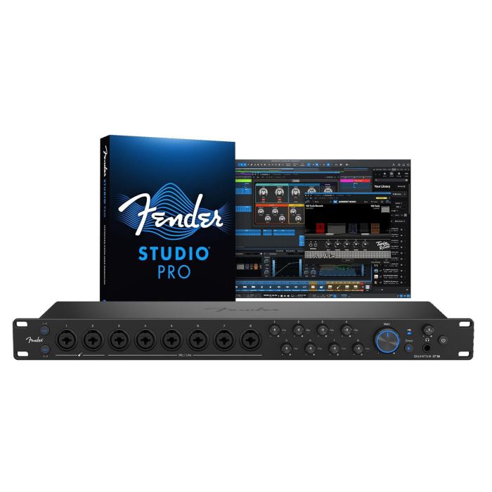 Fender Quantum LT 16 | 16-in 8-out USB-C Audio Interface for Music...