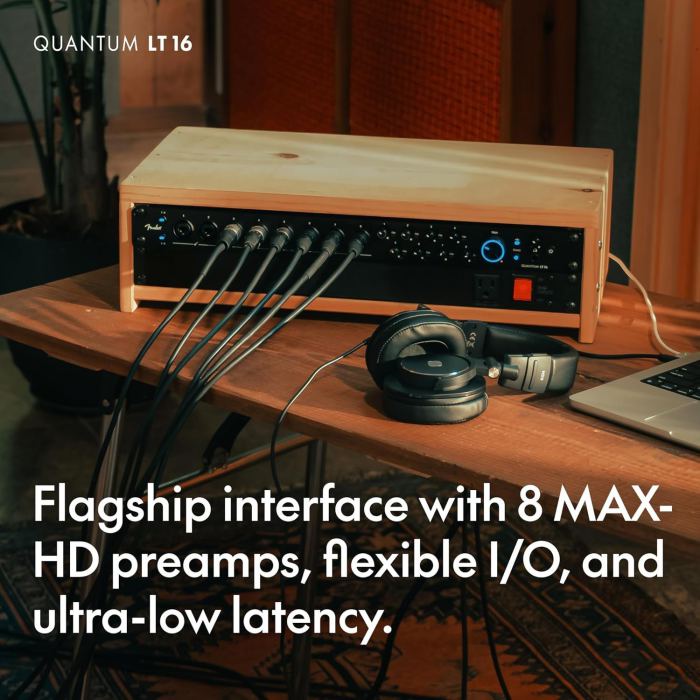 Fender Quantum LT 16 | 16-in 8-out USB-C Audio Interface for Music...