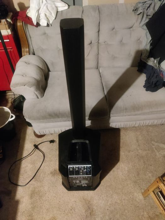 Avante Audio AS8 1000W Powered Line Array DJ PA Column Speaker+Sub/Mixer