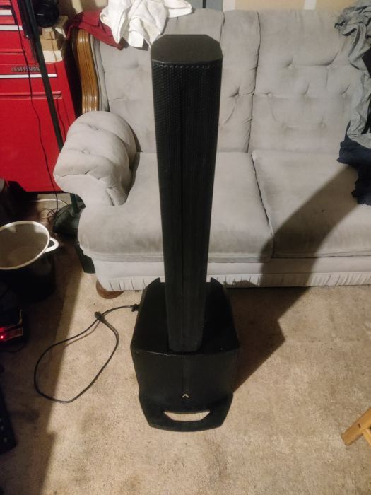 Avante Audio AS8 1000W Powered Line Array DJ PA Column Speaker+Sub/Mixer