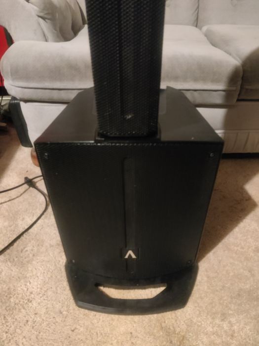 Avante Audio AS8 1000W Powered Line Array DJ PA Column Speaker+Sub/Mixer