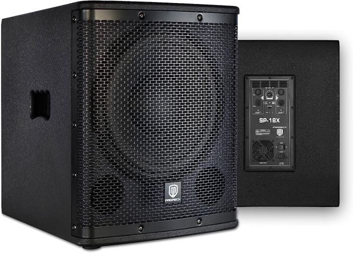 PRORECK SP-18X 18" 3000W Powered Subwoofer Band Gig Live Sound Class-D DSP