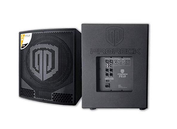 PRORECK 18 inch Powered Subwoofer 2000W Stage Live Sound Concert Bass Speaker