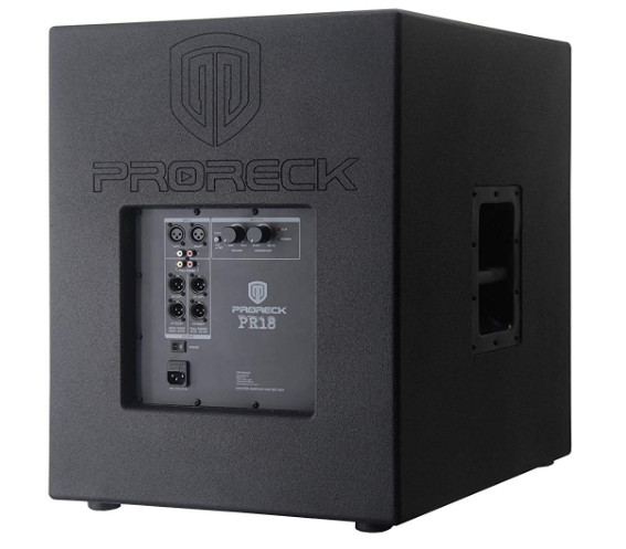 PRORECK 18 inch Powered Subwoofer 2000W Stage Live Sound Concert Bass Speaker