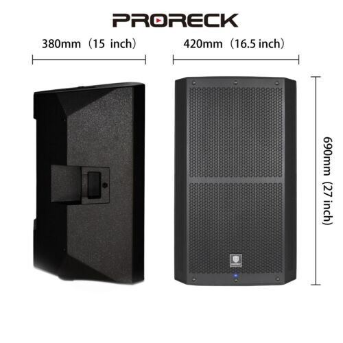 PRORECK SP-15 15" 1400W Bluetooth PA Speaker DSP DJ Wedding Live Sound