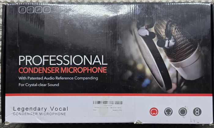 Professional Condenser Studio Microphone Gently Used Tested