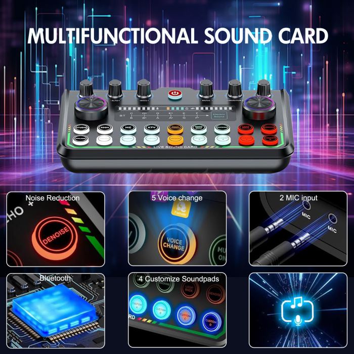 Professional Condenser Microphone Kit Complete Set For Podcast Studio Recording