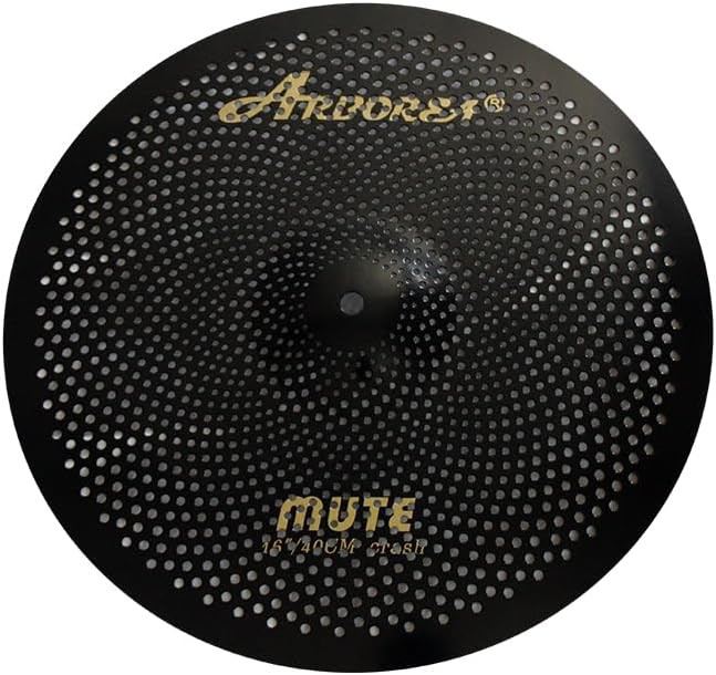 8 Pcs Low Volume Cymbal Pack, Practice Cymbals Set!