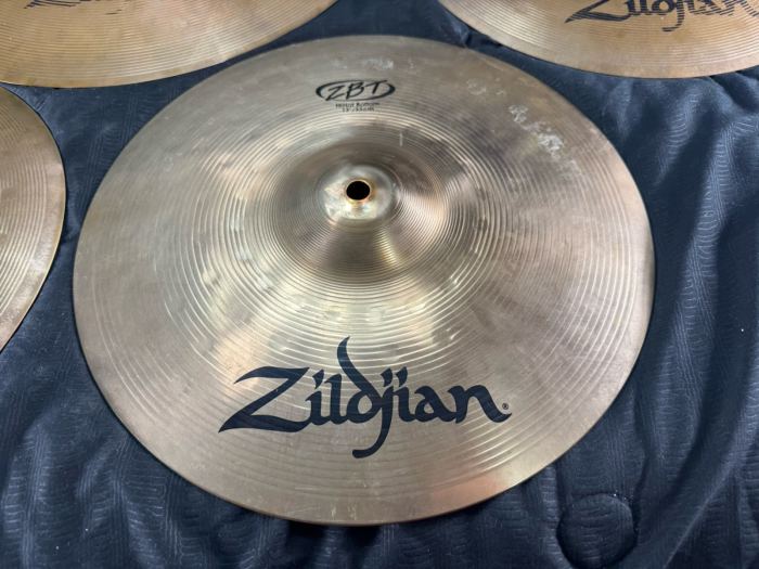 ✅Zildjian ✅ZBT Cymbal Set ✅13" Hats ✅18" Ride ✅14" Crash ✅10" Splash ✅33cm
