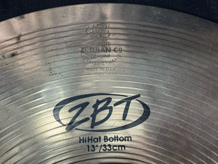 ✅Zildjian ✅ZBT Cymbal Set ✅13" Hats ✅18" Ride ✅14" Crash ✅10" Splash ✅33cm
