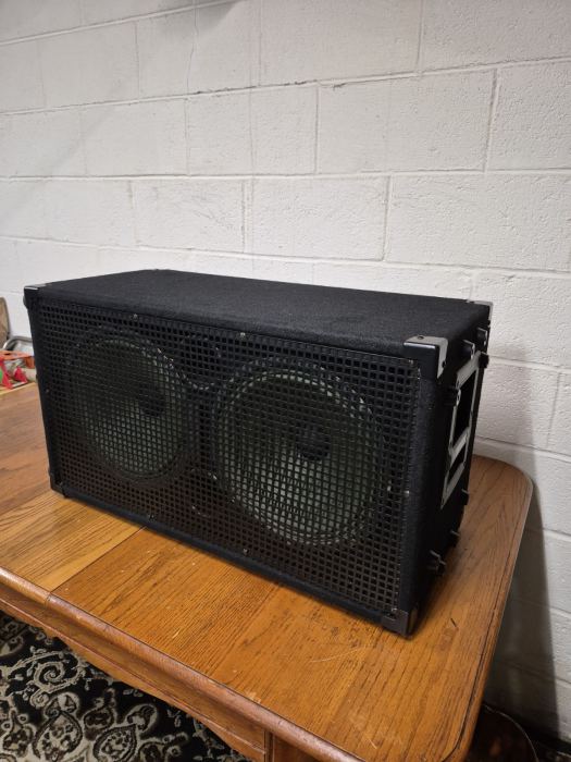 2 X 12 LOADED GUITAR SPEAKER CABINET - SLM 86-455-08/ 60W / 16 OHM extra bumpers