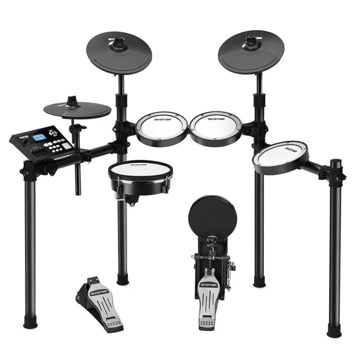 SD61-5 Professional Electric Drum Set Mesh Electronic Drum Kit with 447 Sound...