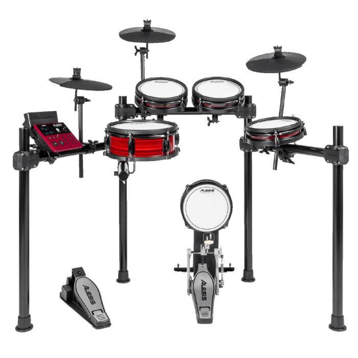 Alesis Nitro Pro Drum Kit 8-Piece Drum Kit with Mesh Heads and Bluetooth