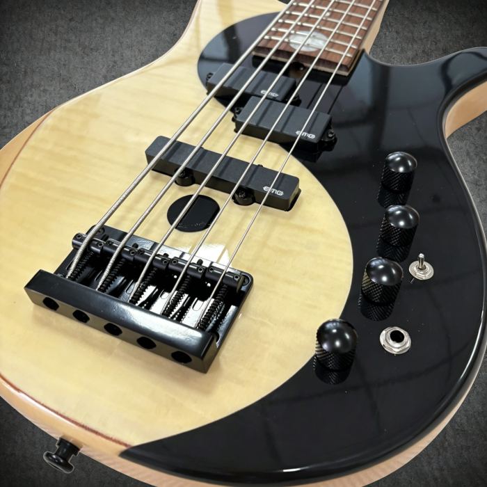 US Warehouse 5-string Electric Bass Guitar Rosewood Fingerboard Black Hardware