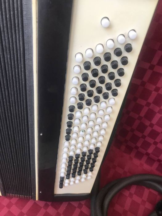 Electric Accordion Bayan Button Mechta Original USSR Soviet Vintage