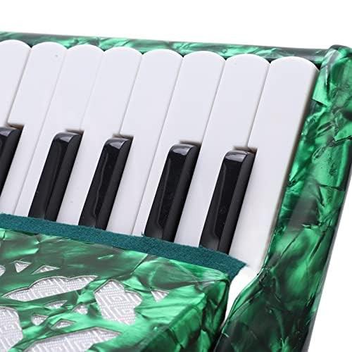 Acordeones Para Adultos Acordeón Professional 22 Keys 8 Bass Accordion Green