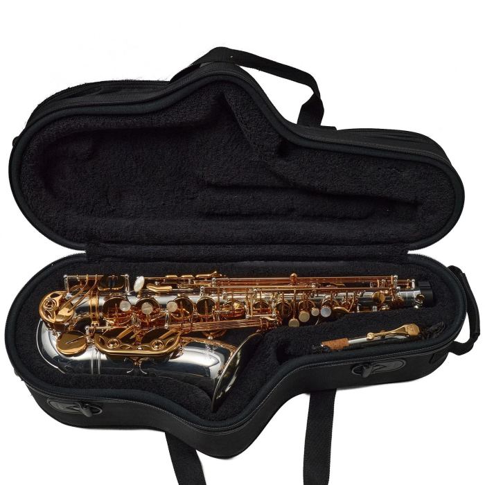 Antigua Winds Model AS4248SG 'Powerbell' Professional Alto Saxophone  MINT