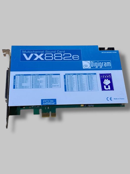 Digigram VX882e Multichannel PCIe Sound Card – Professional Audio Interface
