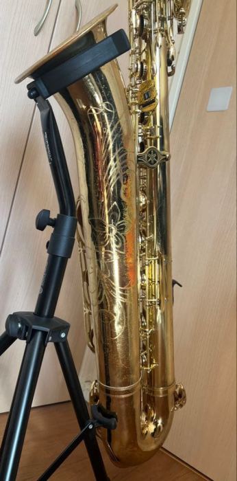 Yamaha YBS-61 Baritone Saxophone Low A Pro Bari Sax with Selmer Mouthpiece