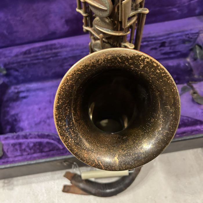 1924 The Martin Low Pitch Saxophone Matching Neck Orig Case Professional Extras