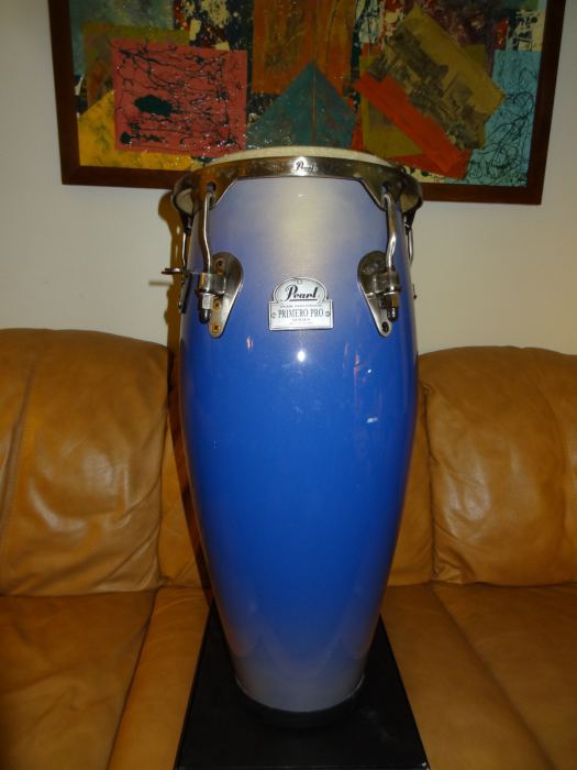 Pearl Percussion Primero Pro Series Conga Drum - 11.5" Silver Blue Gradient