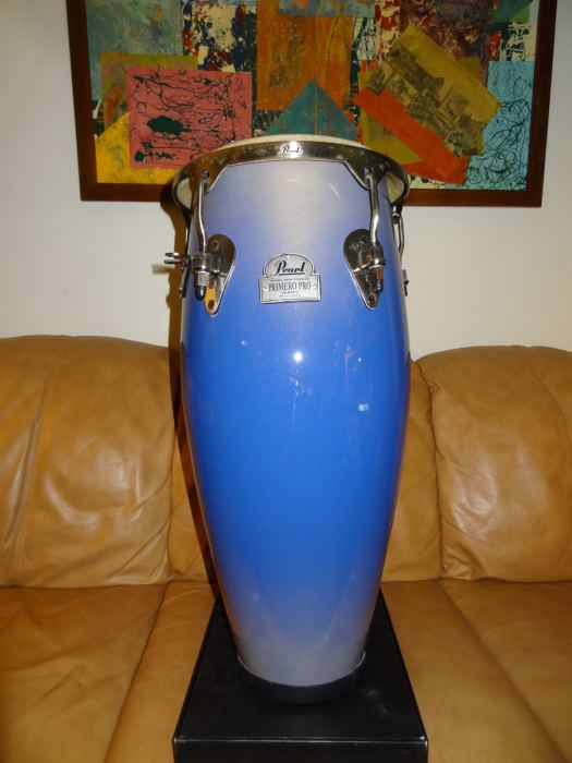 Pearl Percussion Primero Pro Series Conga Drum - 11.5" Silver Blue Gradient