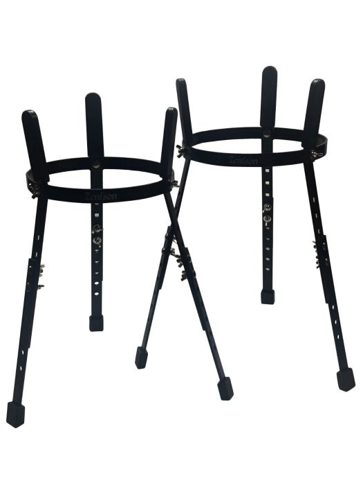 Zenison Double Conga Stand for 10 & 11" Congas Heavy Duty Adjustable Height