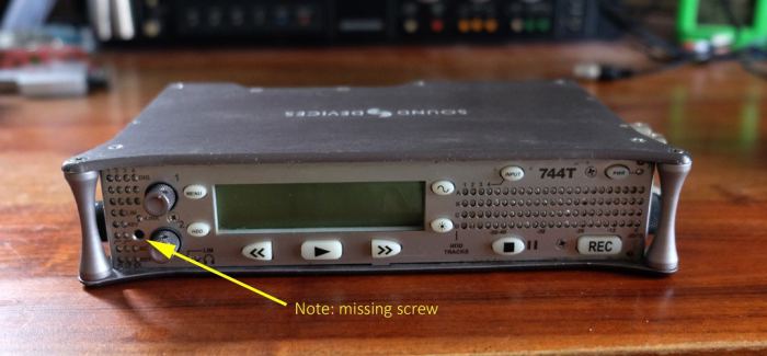 Sound Devices 744T Professional Portable Audio Recorder 4-Channel/TimeCode