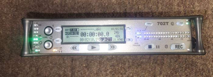 Sound Devices 702 Field Recorder Tested Ver 2.67 No AC Adapter