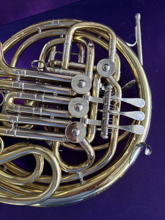 Yamaha YHR668 Professional Double French Horn - Yellow