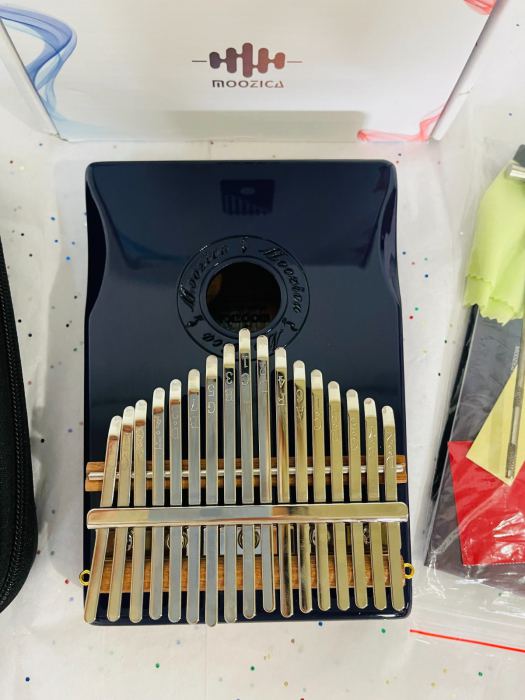 New Moozica 17 Keys Kalimba Professional Marimba Thumb Solida Mahogany wood
