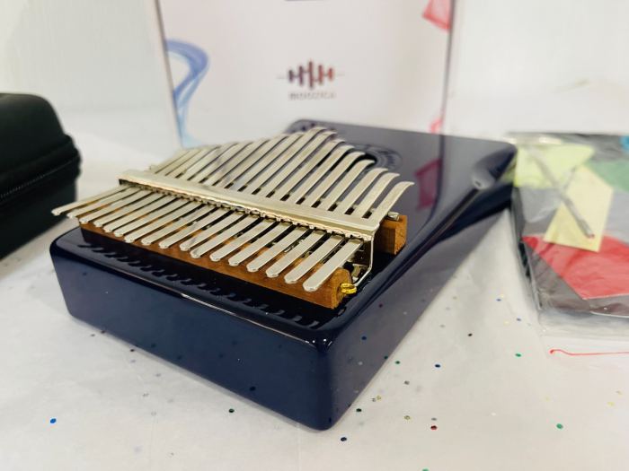 New Moozica 17 Keys Kalimba Professional Marimba Thumb Solida Mahogany wood