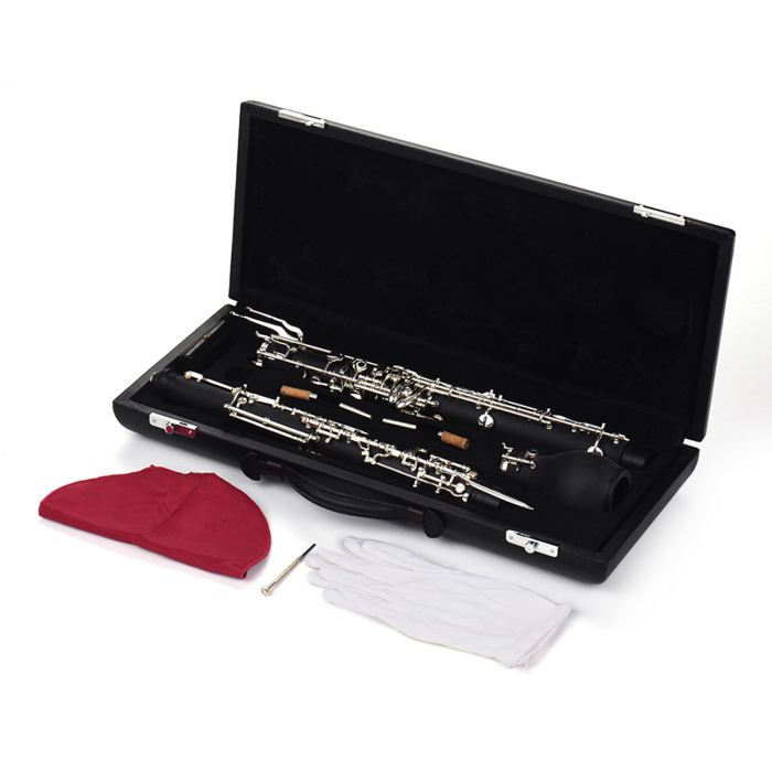 Professional English Horn Alto Oboe F  Synthetic Wood Body with Carry  Case