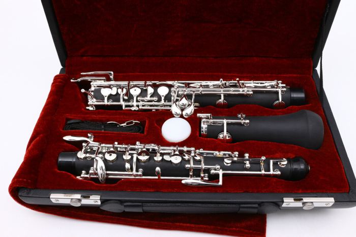 Professional Oboe Ebonite C Key Left F Resonance Semi-Automatic Woodwind