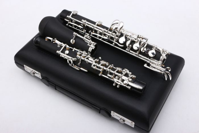 Professional Oboe Ebonite C Key Left F Resonance Semi-Automatic Woodwind