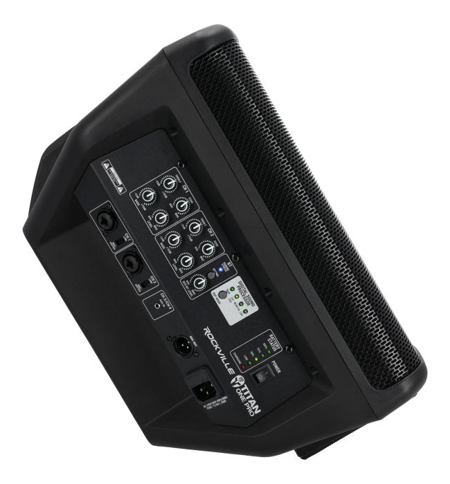 Rockville TITAN ONE PRO Battery Powered Live Performance 8" PA Speaker System