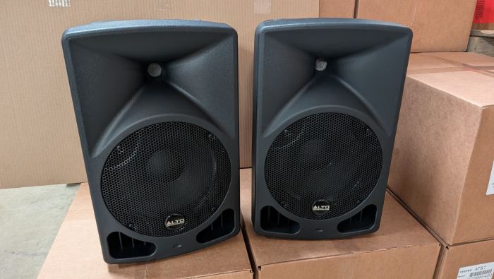 Alto Mixpack 10 PA Portable Speaker Sound System Mixer Cables Audio 400w - Note