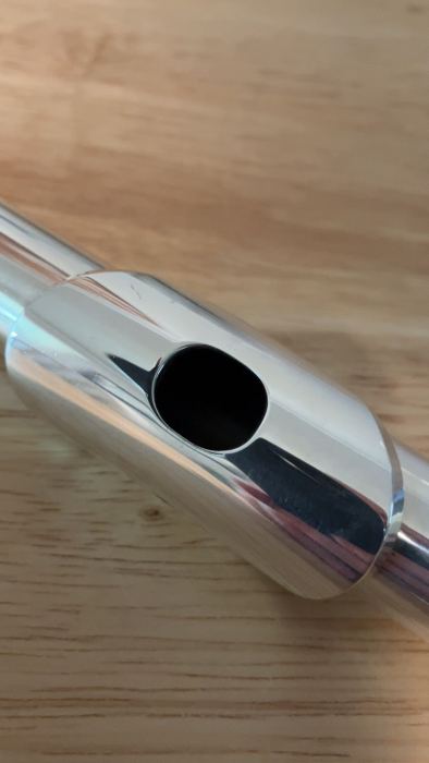 Sankyo ST professional sterling silver C flute headjoint - new cork